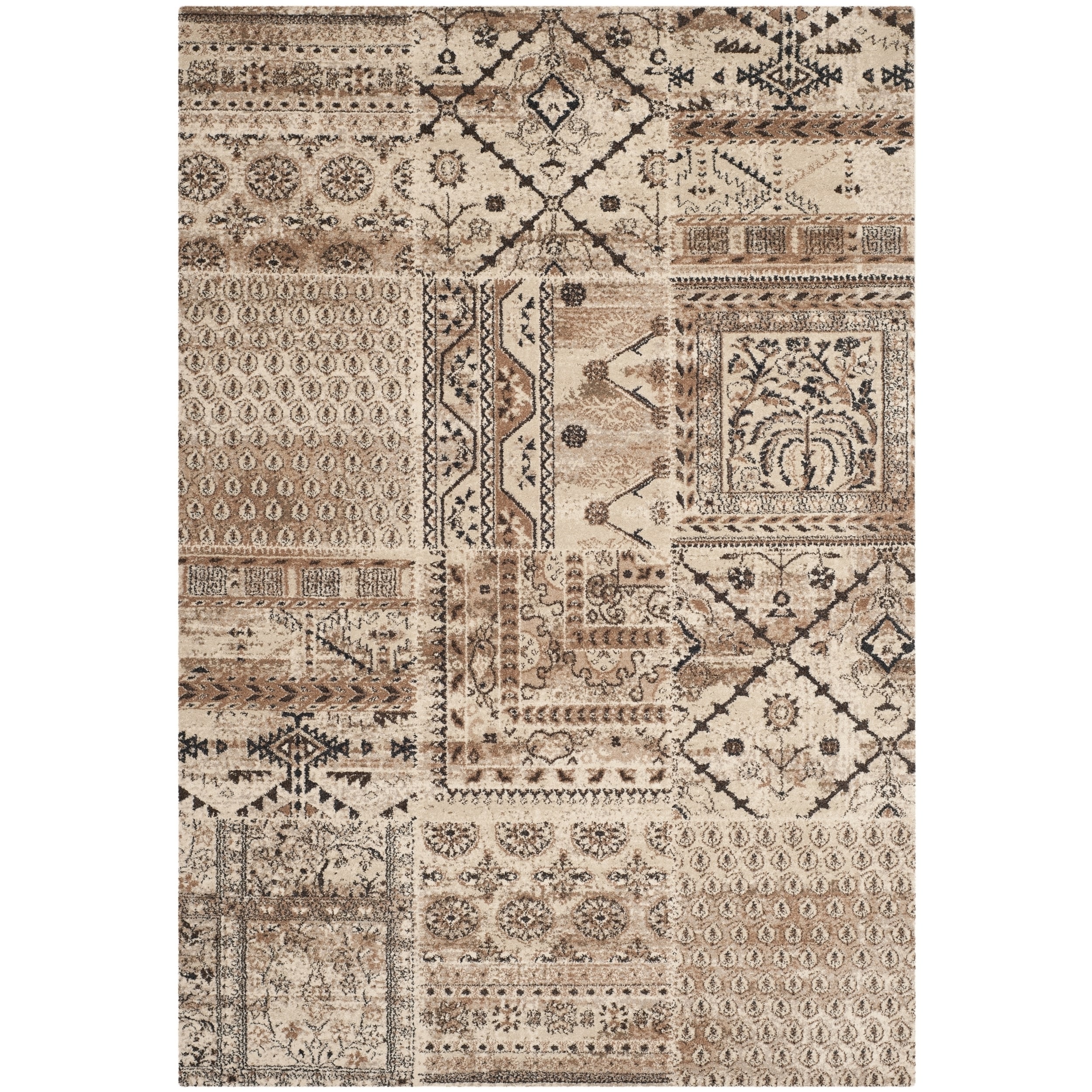 Safavieh Tunisia Ivory Polypropylene Rug (51 X 76)