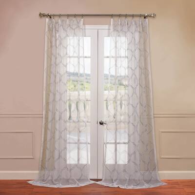 Buy 108 Inches Embroidered Curtains Drapes Online At Overstock