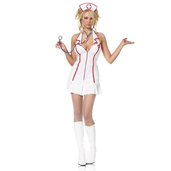 Shop Leg Avenue Womens 3 Piece Naughty Nurse Costume Free Shipping 