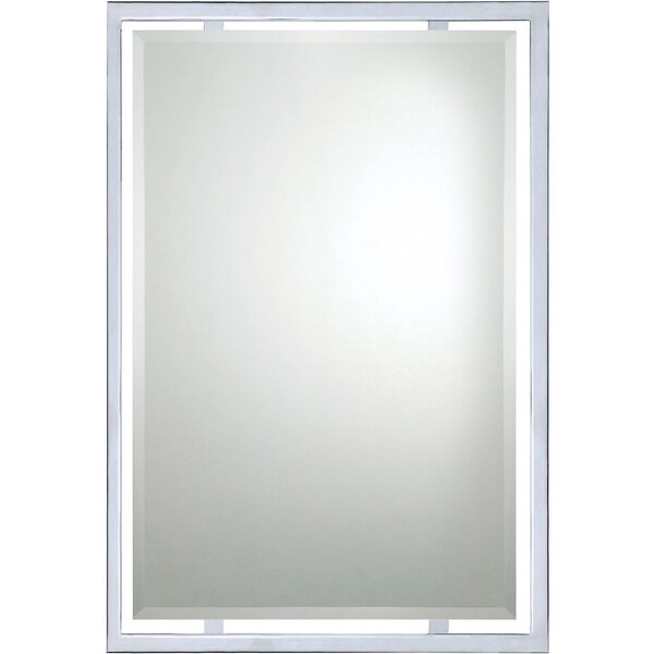 Quoize Polished Chrome Wall Mirror