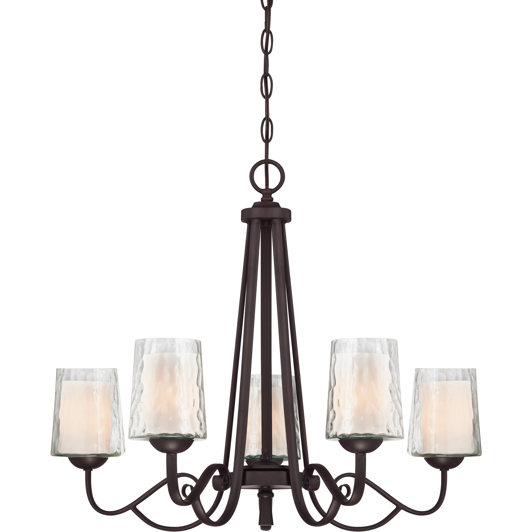 Quoizel 'Adonis' Five-light Chandelier (Dark Cherry) - Chandeliers For Bedrooms by Overstock.com