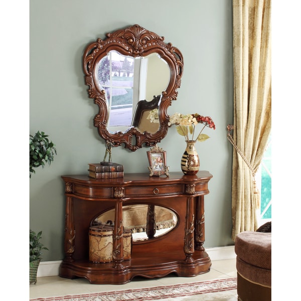 Vince 2-piece Console Table/ Mirror Set - Free Shipping ...