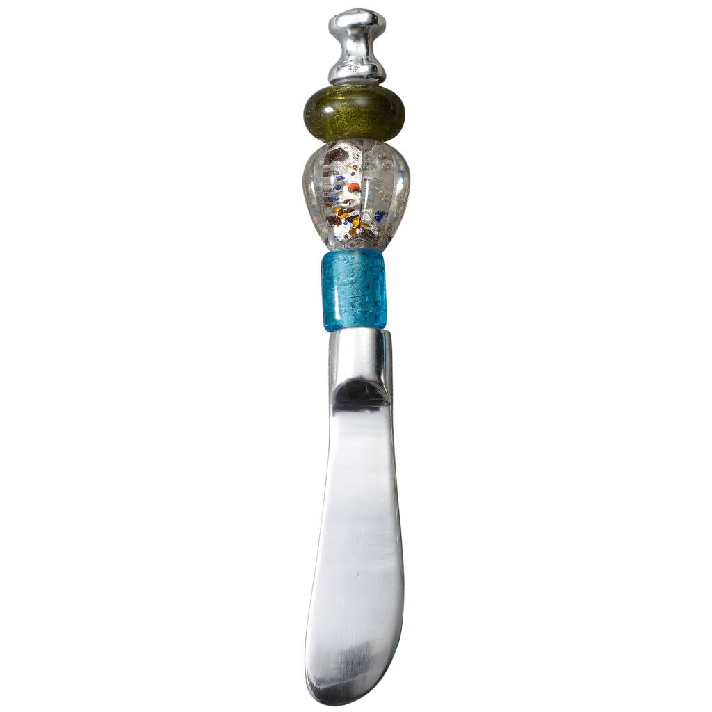 Multi-colored Beaded 7-inch Spreader Knife