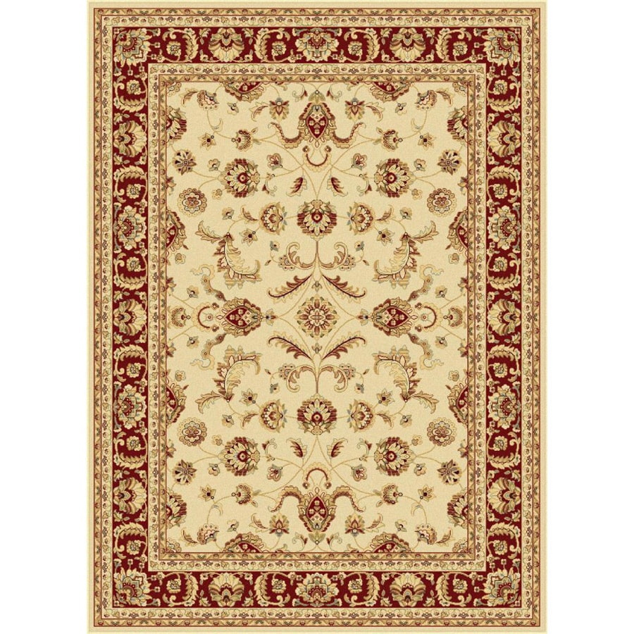 Centennial Ivory/ Red Traditional Area Rug (53 X 73)