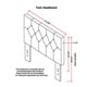 preview thumbnail 5 of 3, Furniture of America Hetz Modern Faux Leather Tufted Headboard