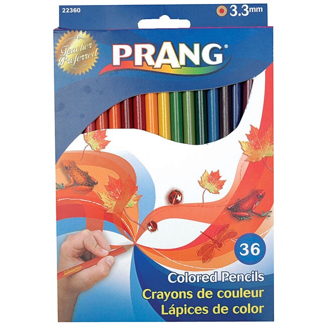 Shop Prang Colored Woodcase Pencils 3 3 Mm 36 Assorted Colors Set Overstock 8399423