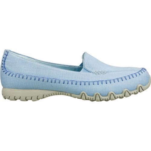 Women's Skechers Relaxed Fit Bikers Cross Walk Blue Skechers Slip ons