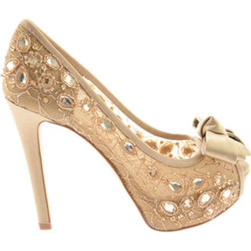 Women's Joan & David Cutie2 Gold Fabric Joan & David Heels