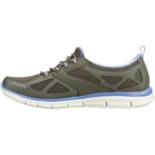 Women's Skechers Glider Lynx Gray/Purple Skechers Sneakers