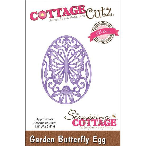 Cottagecutz Elites Die 1.8 X2.5  Garden Butterfly Egg