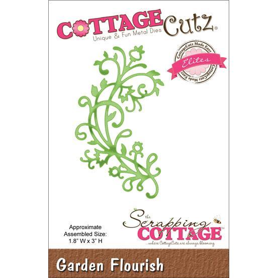 Cottagecutz Elites Die 1.8 X3  Garden Flourish