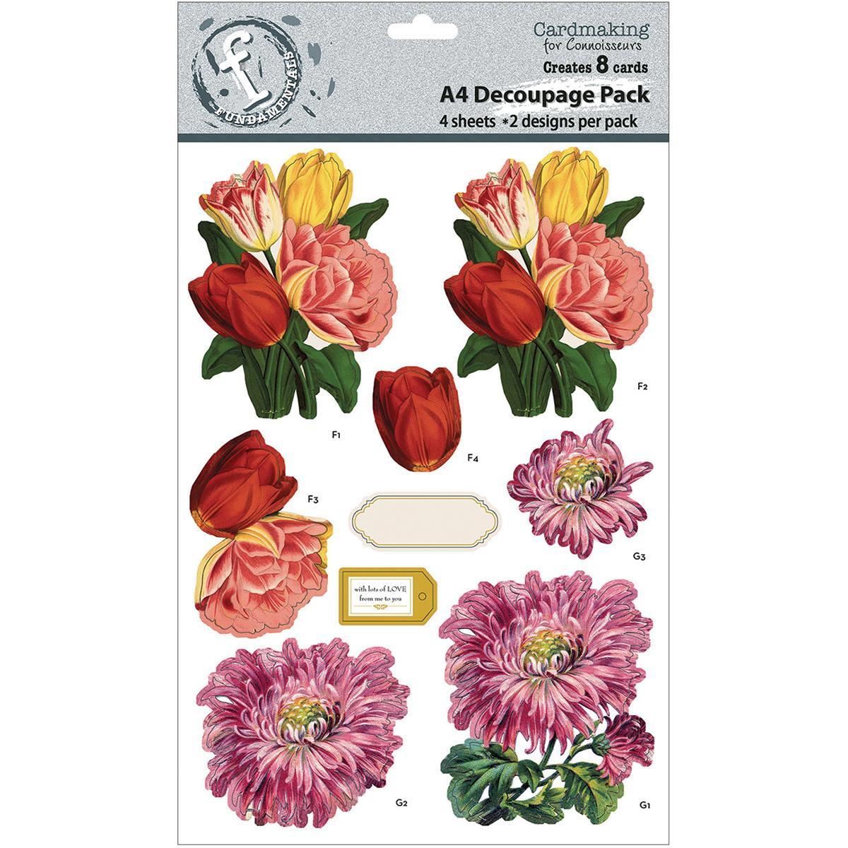 Fundamentals 3d Decoupage Pack  Floral