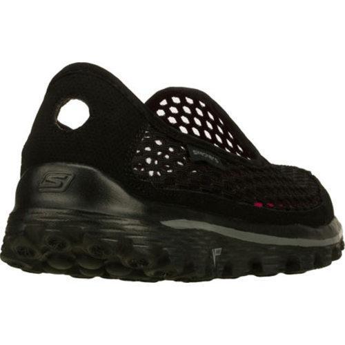 Women's Skechers GOwalk 2 Super Breathe Black Skechers Clogs & Mules