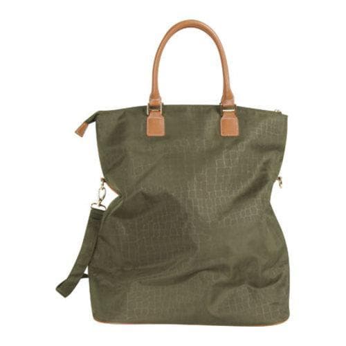 Anne Klein Jungle 20in Overnight Tote Olive