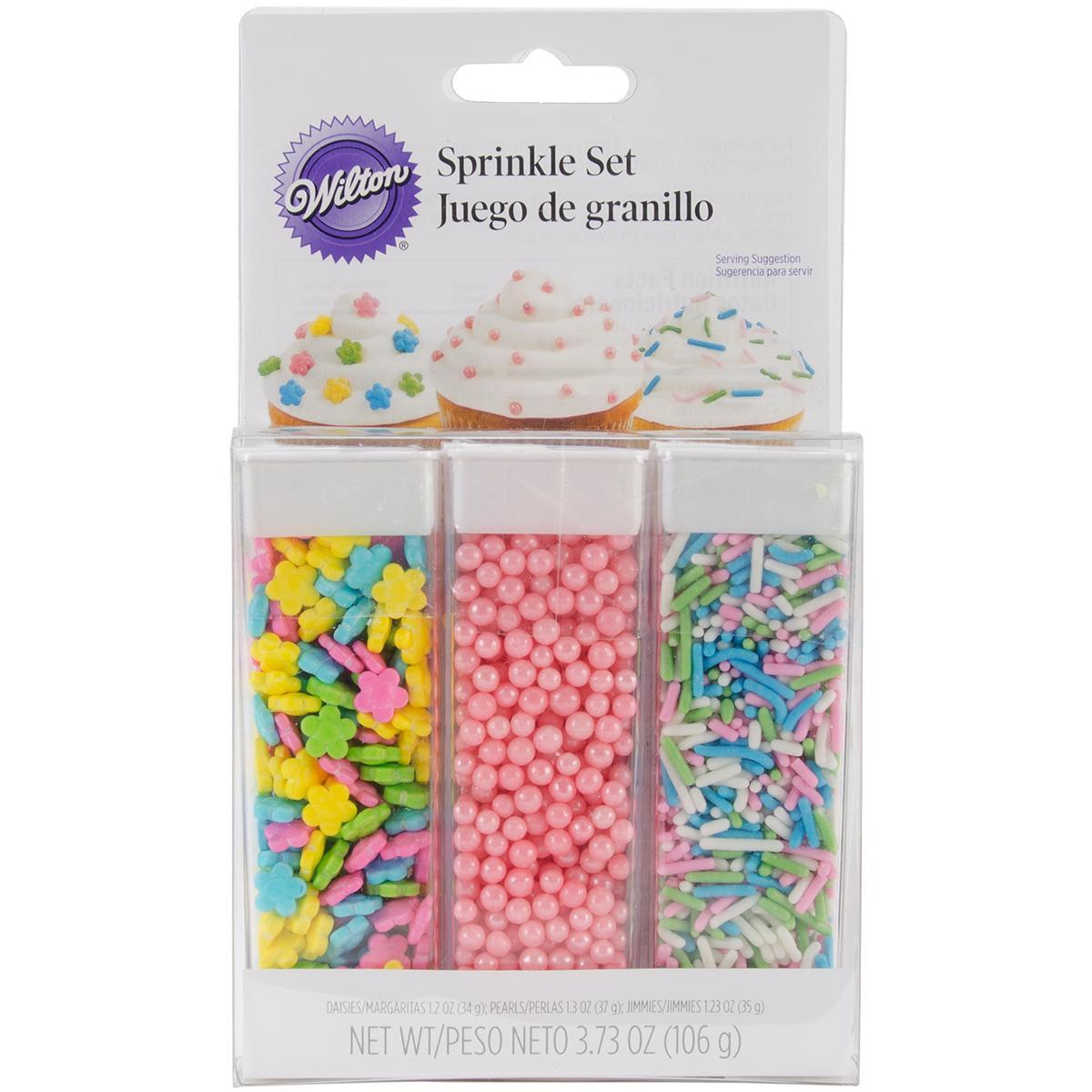 Sprinkle Set 3/pkg  Pastel