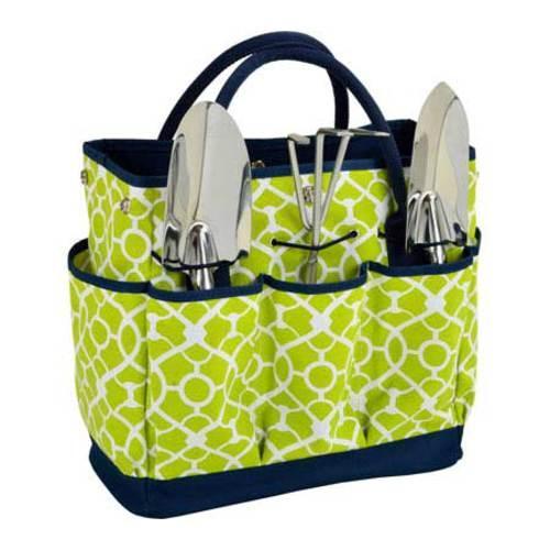 Picnic At Ascot Gardening Tote Set Trellis Green