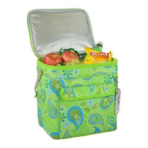 Picnic At Ascot Paisley Green Multi Purpose Drinks Carrier Paisley Green