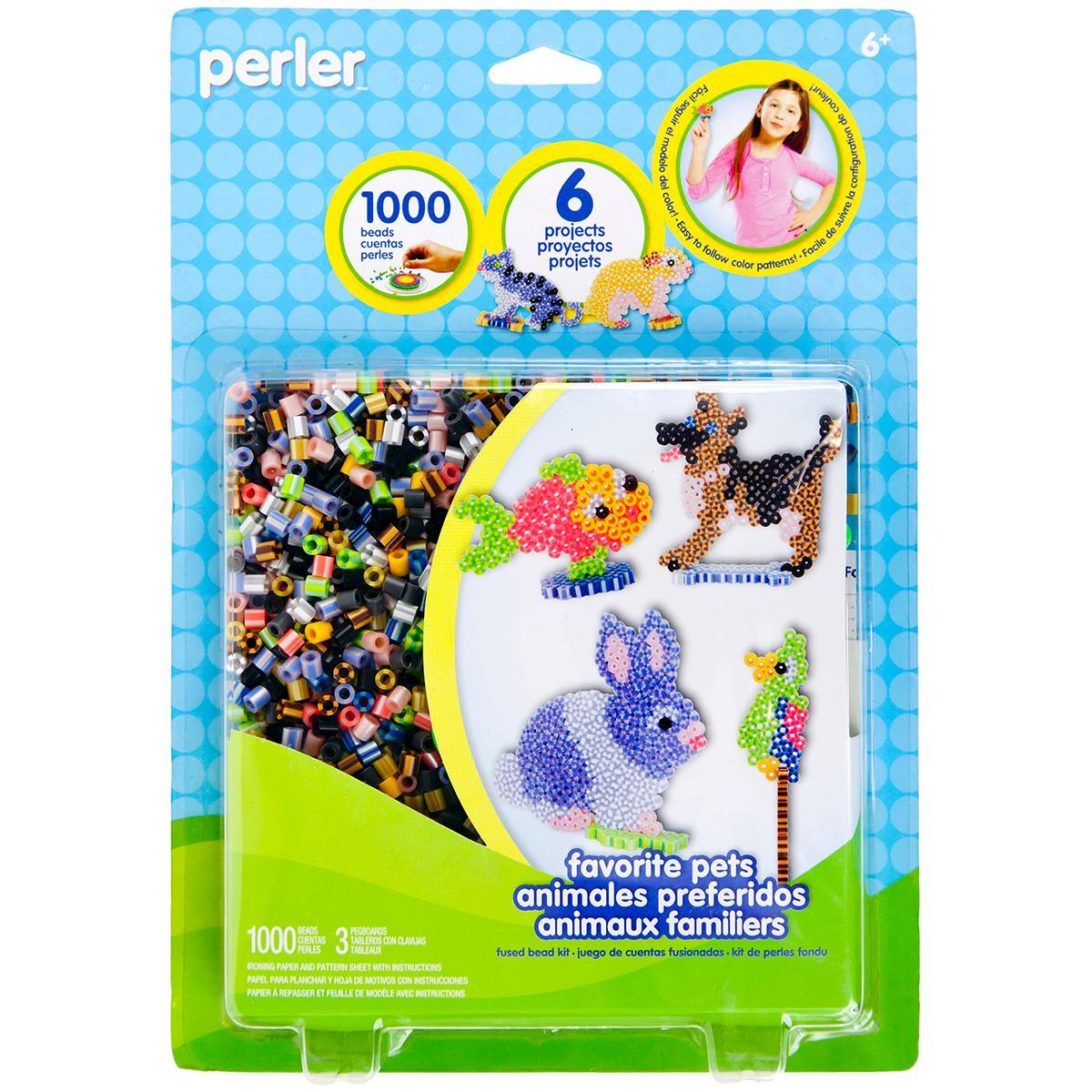 Perler Fun Fusion Fuse Bead Activity Kit  Favorite Pegs