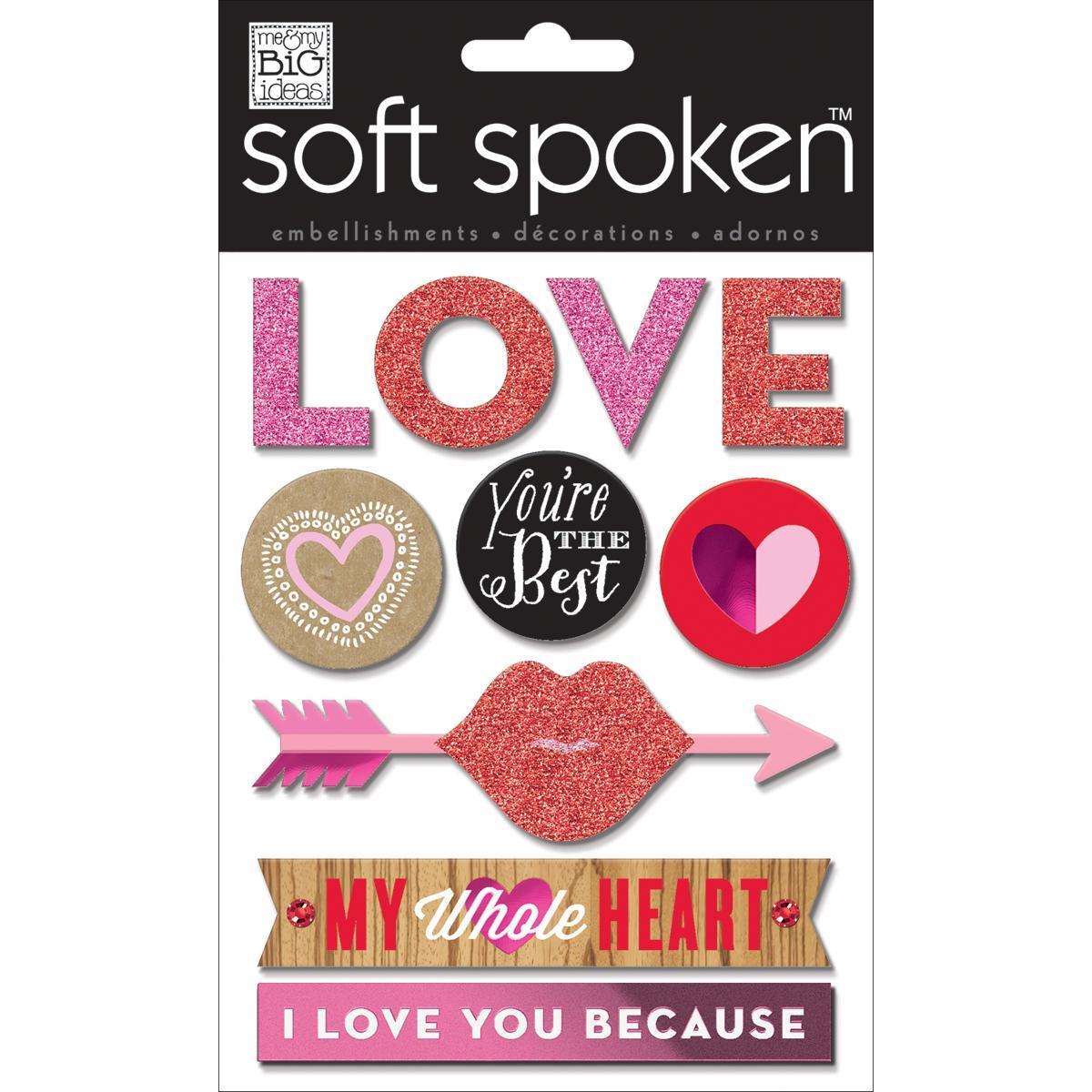 Soft Spoken Themed Embellishments  Youre The Best