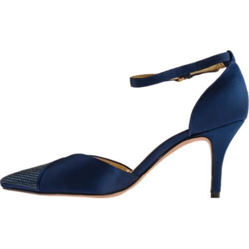 Women's Nine West Knowledge2 Navy Satin Nine West Heels