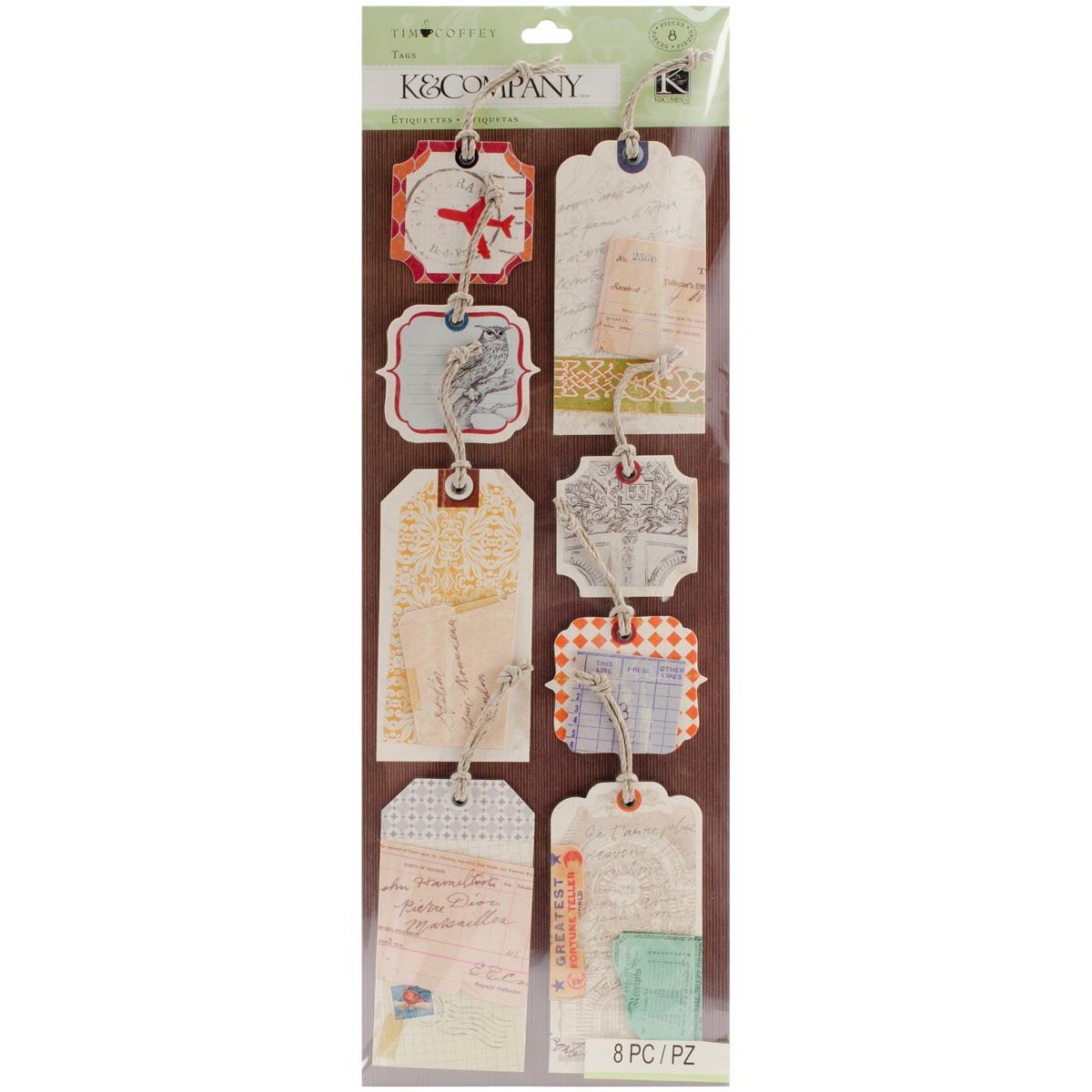 Travel Tags 8/pkg