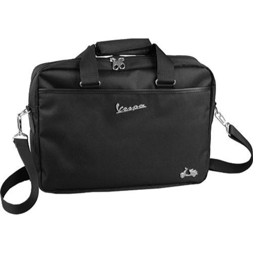 Vespa Nylon Laptop Briefcase Black