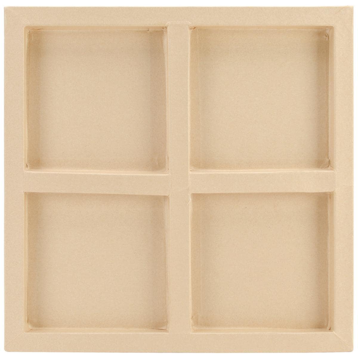 Off The Page Boxes  Frame W/4 Divisions  12.5 X12.5 (5.25 X5.25 Division)