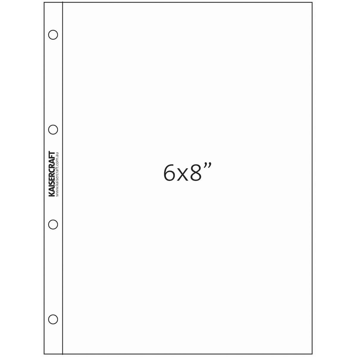 Captured Moments Pocket Pages 6 X8 10/pkg  (1) 6 X8 Pocket