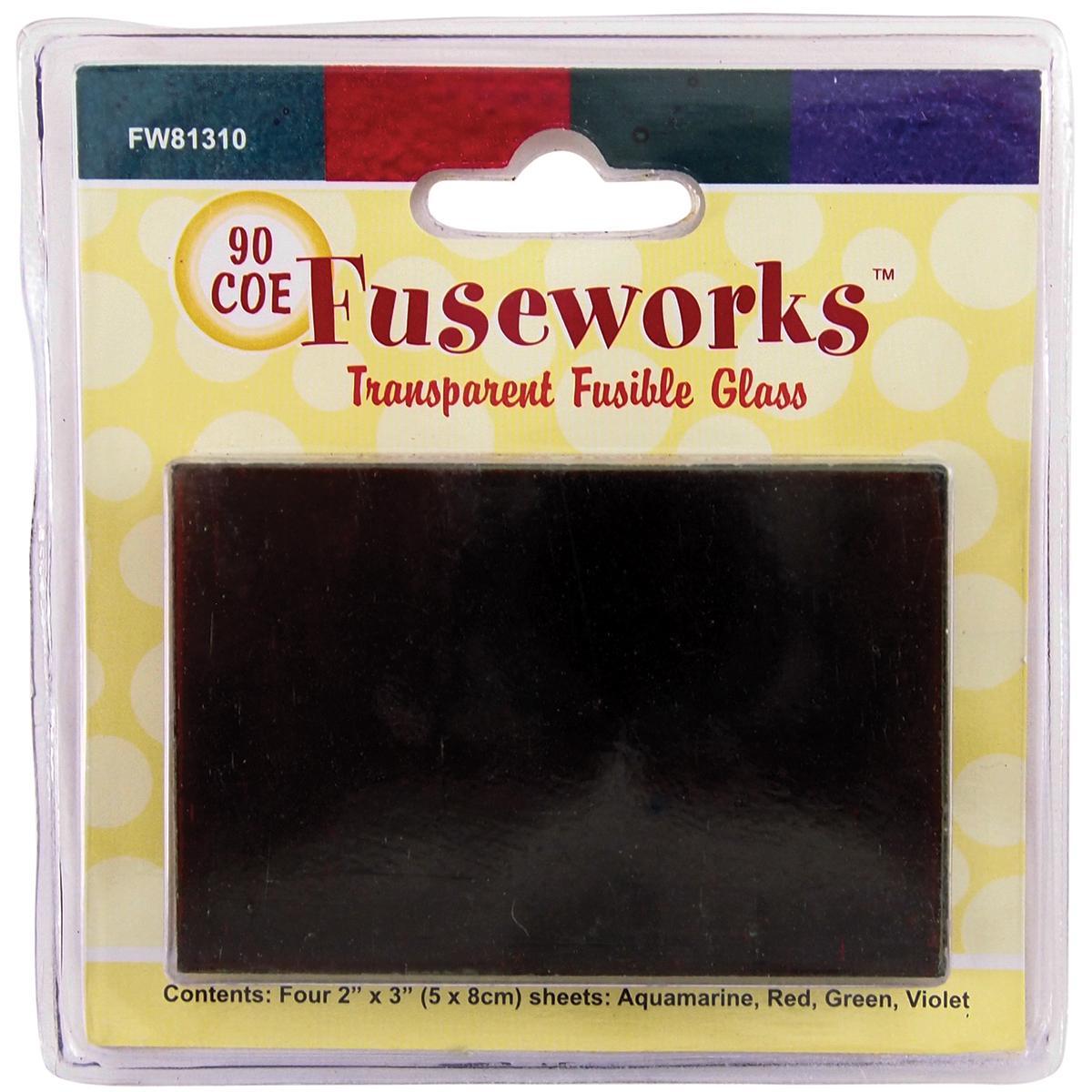 Fuseworks Fusible Glass Pack   Transparent