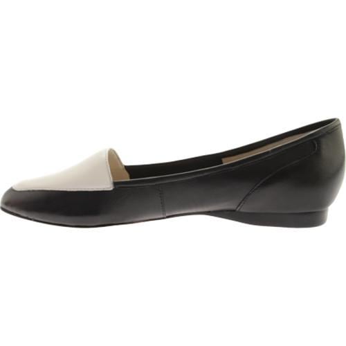 Womens Circa Joan & David Lucia Black/White Leather   16369530