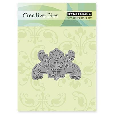 Penny Black Creative Dies  Fancy Flourish, 2.8 X1.8