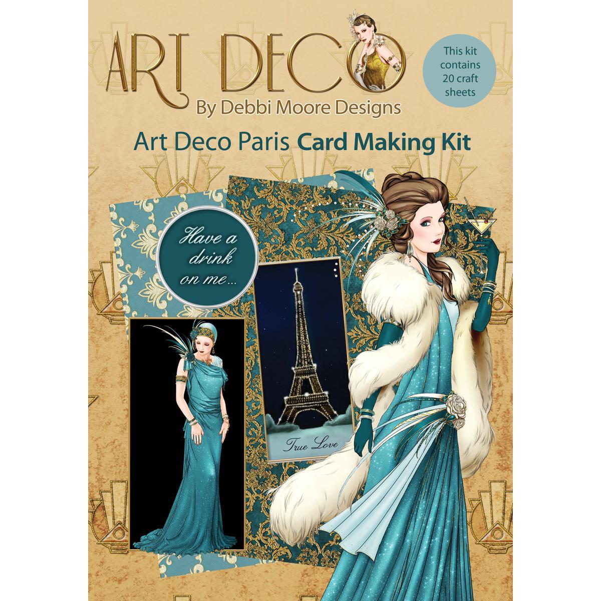 Debbi Moore Art Deco Card Kit   Paris