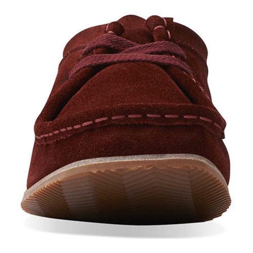 clarks wallabee burgundy suede