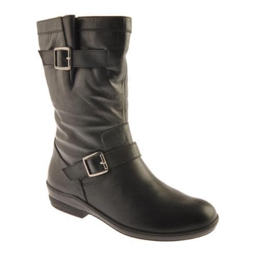 Womens David Tate Dorothy Black Calfskin