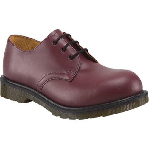 Dr. Martens 1925 5400 PW 3-Eye Steel Toe Shoe Cherry Red Smooth ...