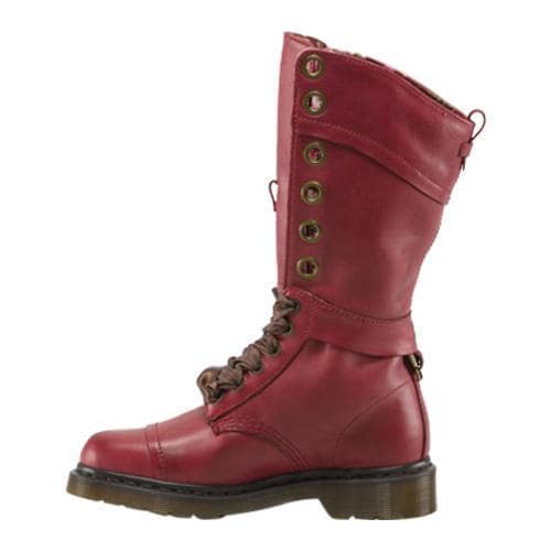 Women's Dr. Martens Triumph 1914 W 14-Eye Boot Cherry Red Darkened ...