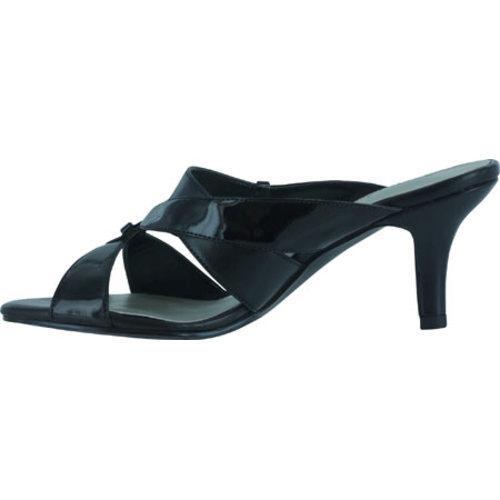 Womens Easy Street Francine Black/Black Patent