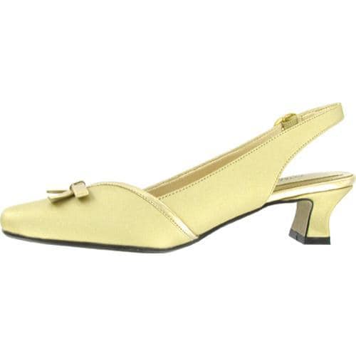 Womens Easy Street Incredible Gold Satin/Metallic   16430126