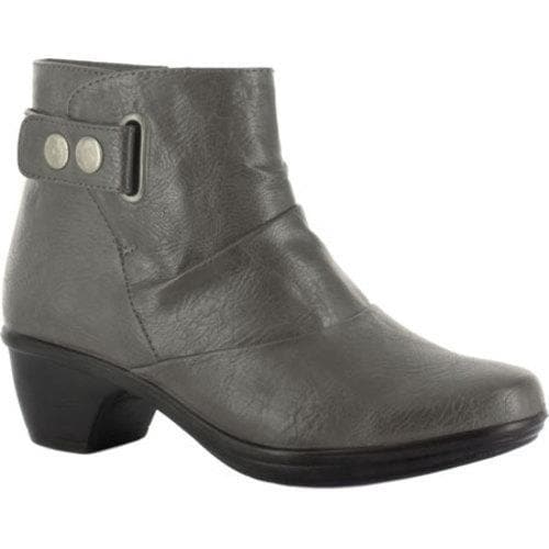 Olivia Miller Womens Avery Grey Motorcycle Booties