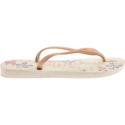 Womens Havaianas Slim Season White/Rose Gold™ Shopping