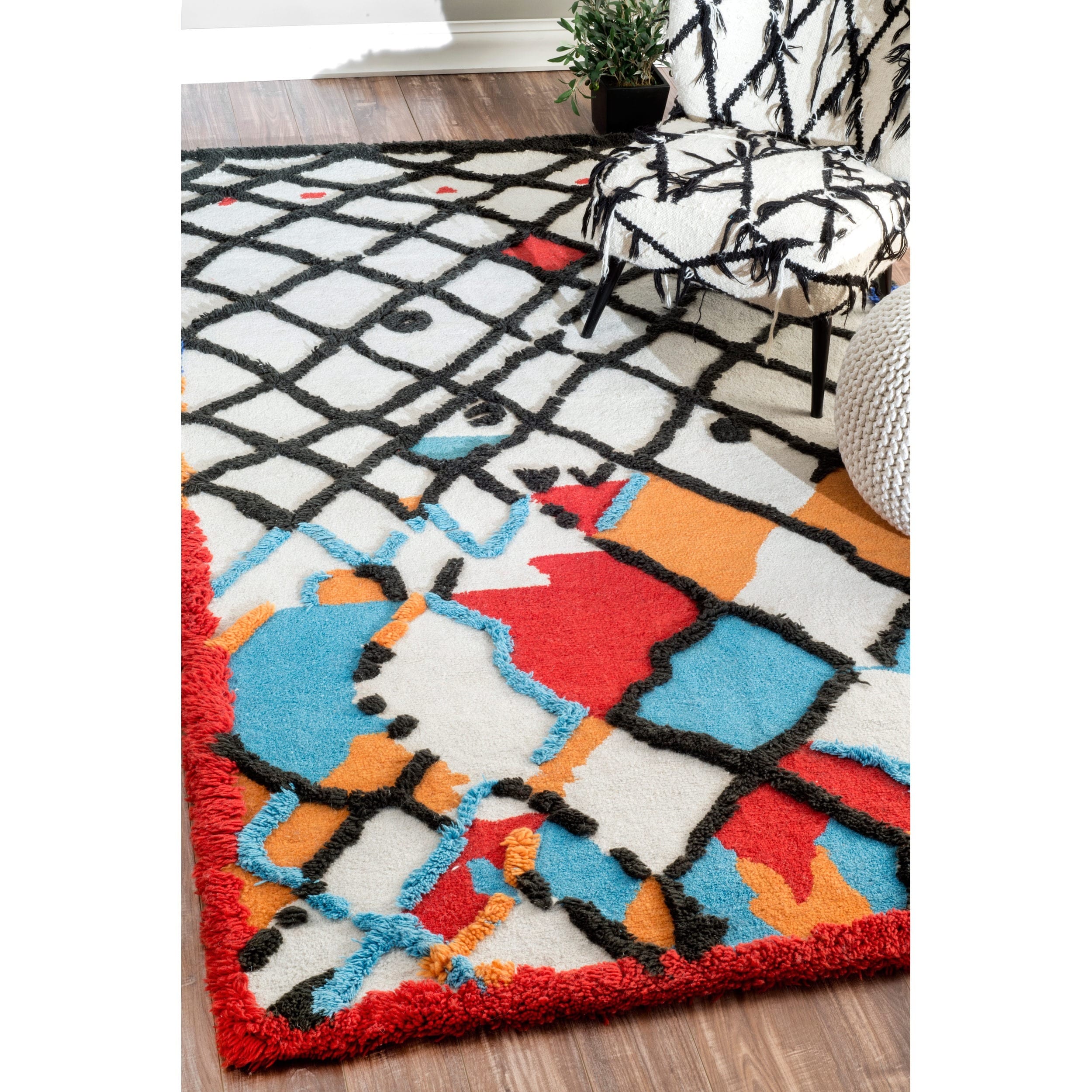 Nuloom Hand tufted Wool Rug (5 X 8)