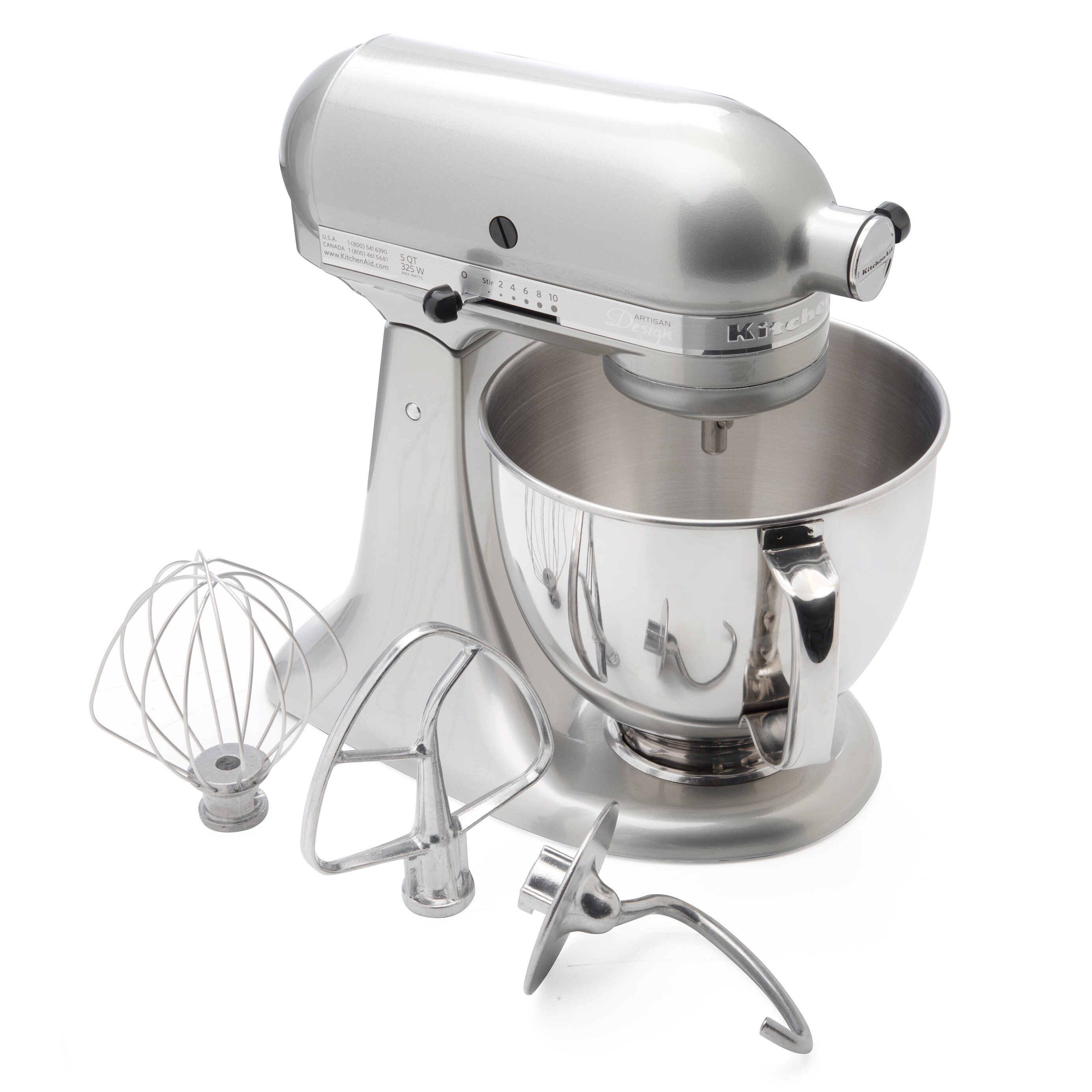 KitchenAid RRK150FP Frosted Pearl 5-quart Artisan Tilt-Head Stand Mixer  (Refurbished) - Bed Bath & Beyond - 9011595