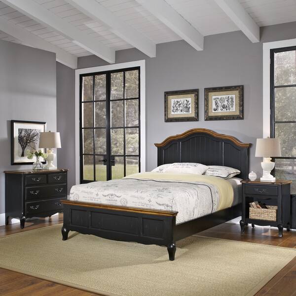 The French Countryside King Bed, Night Stand, and Chest by Home Styles