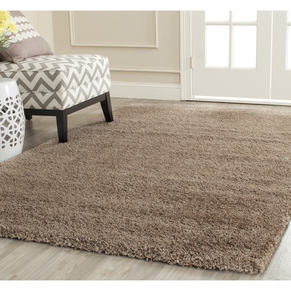 Safavieh Milan Shag Dark Beige Rug (86 x 12)   Shopping