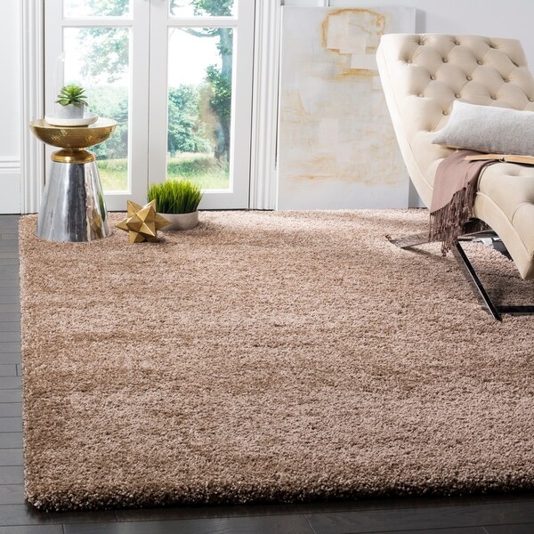 Safavieh Milan Shag Dark Beige Rug - 8'6 x 12'