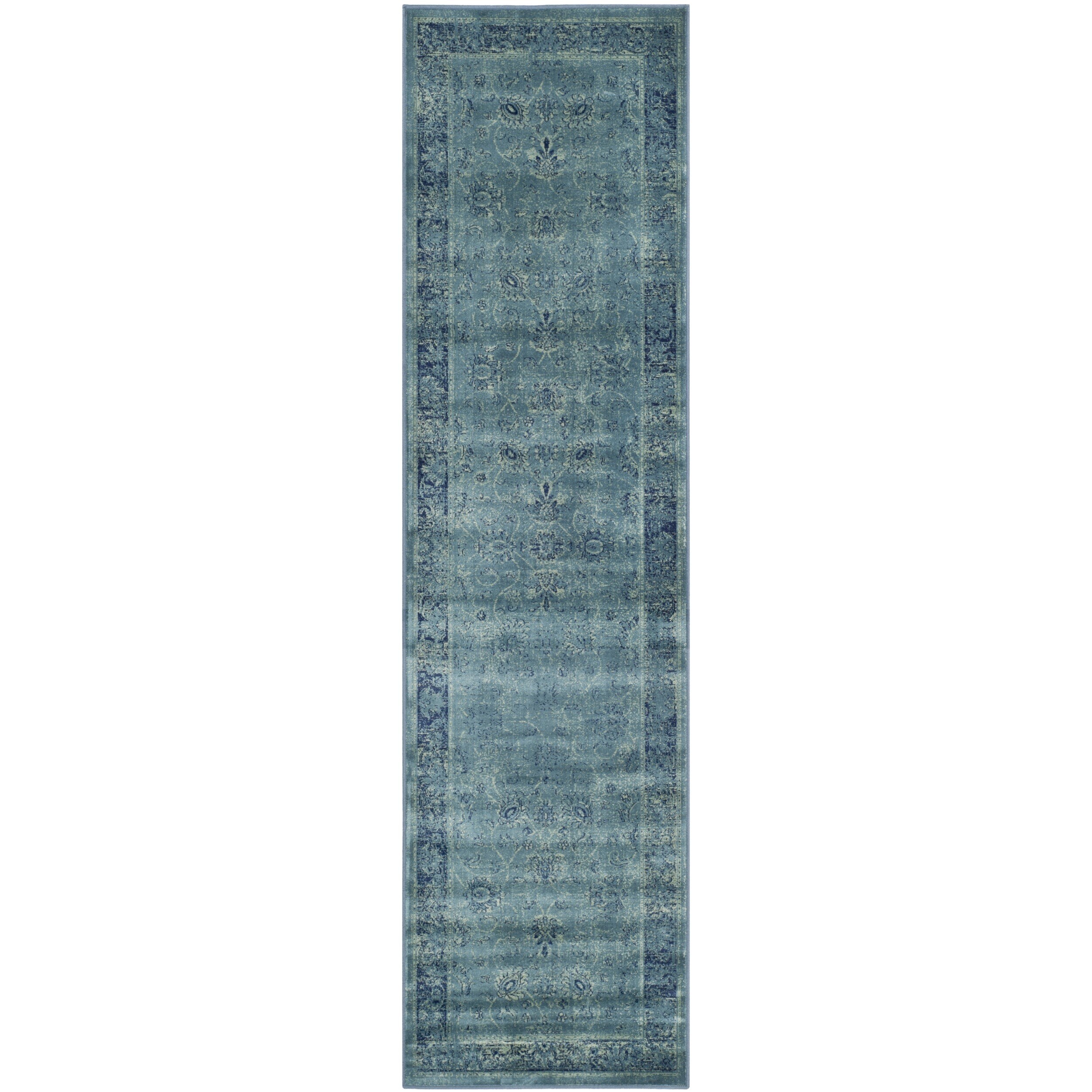 Safavieh Vintage Turquoise Viscose Rug (22 X 8)