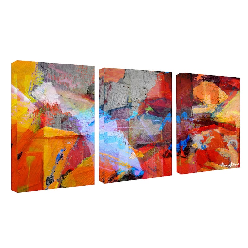 Ready2HangArt 'Abstract' Gallery-wrapped Canvas Wall Art (Set of 3)