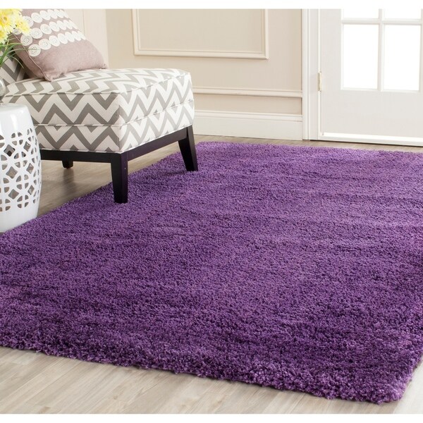 Safavieh Milan Shag Purple Rug - 4' x 6'