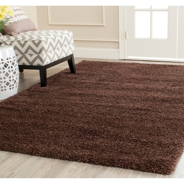 Safavieh Milan Shag Brown Rug - 8'6 x 12'