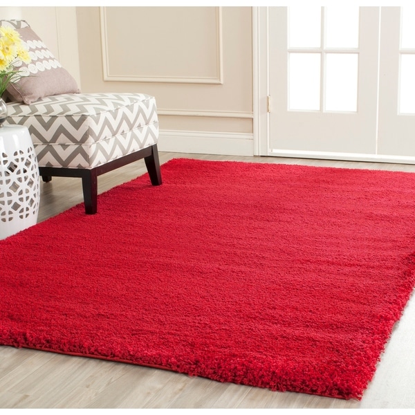 Safavieh Milan Shag Red Rug - 8' x 10'